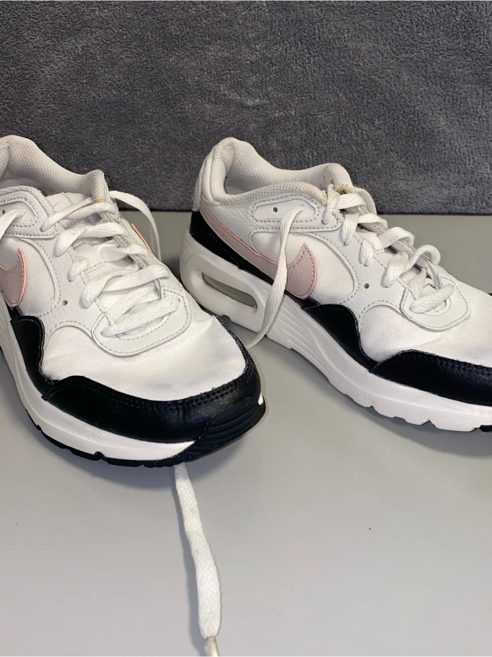 Nike Air Max SC Platinum Tint Violet Black Sneakers CW4554-006 Size 7